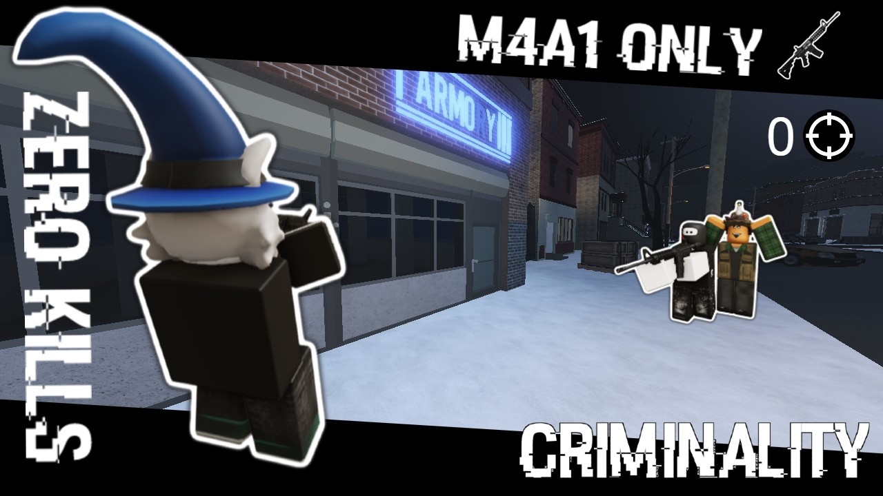 M4A1 ONLY | Roblox Criminality