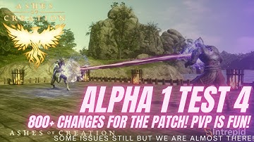 Ashes of Creation: 800+ Changes for Alpha 1! PVP is FUN now!