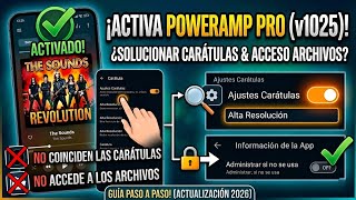 Poweramp Premium APK الإصدار الأحدث 1025! حل مشكلة غلاف الألبوم والوصول إلى الملفات (2026) screenshot 4