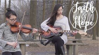 Video thumbnail of "In Christ Alone Violin Acoustic Cover |  Faith & Hope"