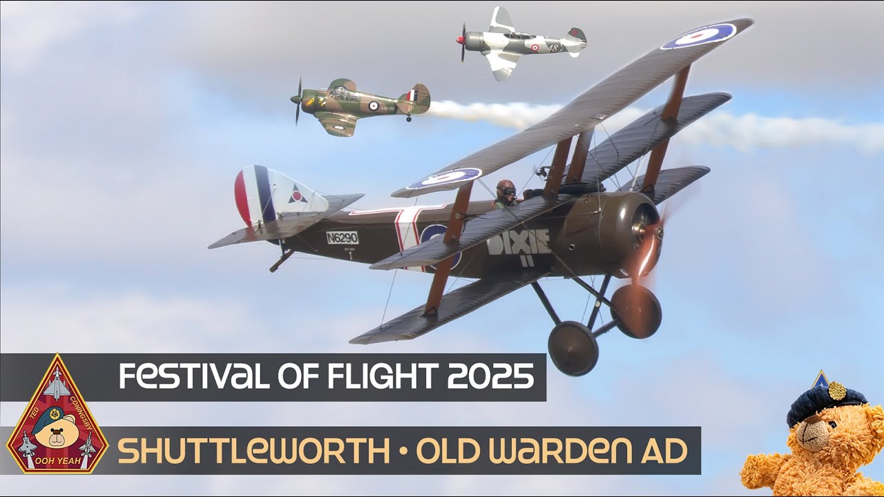 FESTIVAL OF FLIGHT 25 SPITFIRE, BLENHEIM, LYSANDER, DOUGLAS R4D