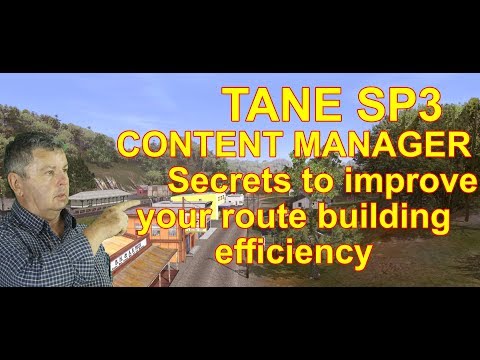 Trainz TRS2019 content manager secrets: asset management