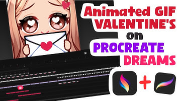 Making an Animated GIF LOVE LETTER on iPad with Procreate Dreams