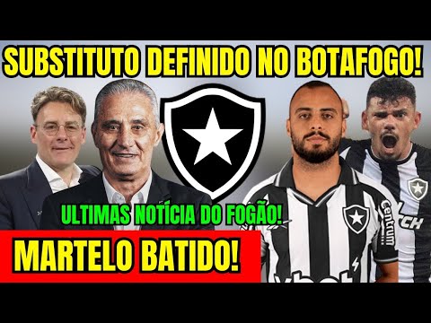 JUST IN! BOTAFOGO DEFINES REPLACEMENT! TITE HAS MADE THE FINAL DECISION! LATEST NEWS ON THE GLORI...