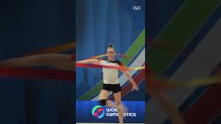 We simply cannot get enough of Darja Varfolomeev at the FIG Rhythmic Gymnastic World Cup in Milan! 🤩