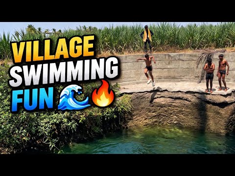 मित्रांसोबत Swimming Vlog with Friends | Village Water Fun 😍💦