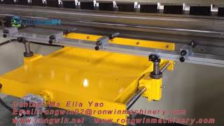WD67Y series E21 controller NC hydraulic press brake machine