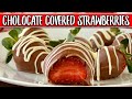 How To Make Chocolate Covered Strawberries 🍫🍓 [NO MORE STORE BOUGHT] 🙅🏻‍♀️