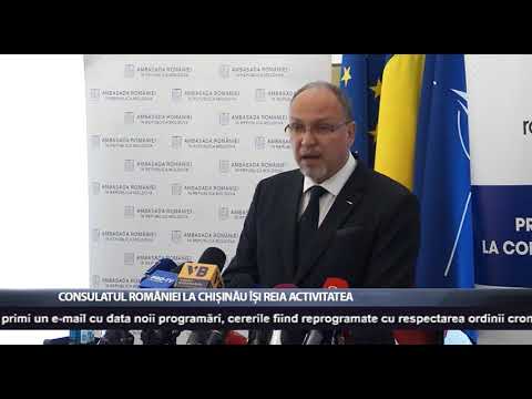 Consulatul României la Chișinău își reia activitatea