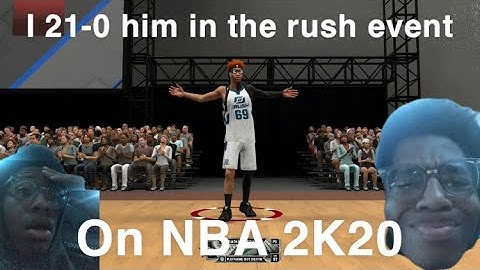 I 21-0 HIM IN THE 1V1 RUSH EVENT IN NBA 2K20