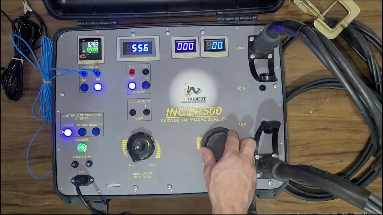 CAIXA CALIBRAÇÃO DE RELÉ 100A 500VOLTS AC DC - INSTRUMENT