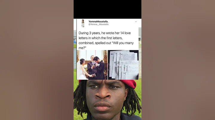 During 3 years, he wrote her 14 love letters in which the first letters, combined, spelled out "Will