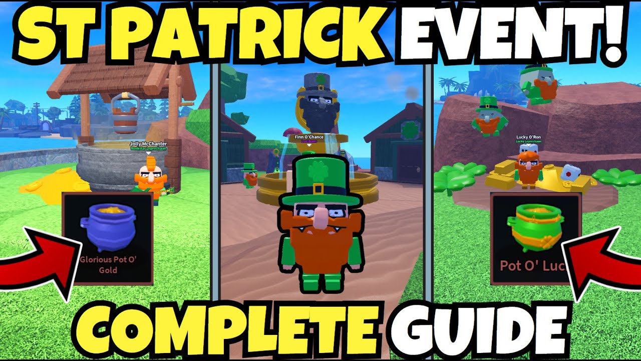 How to COMPLETE the NEW SAINT PATRICK UPDATE in Roblox Dig It! - YouTube