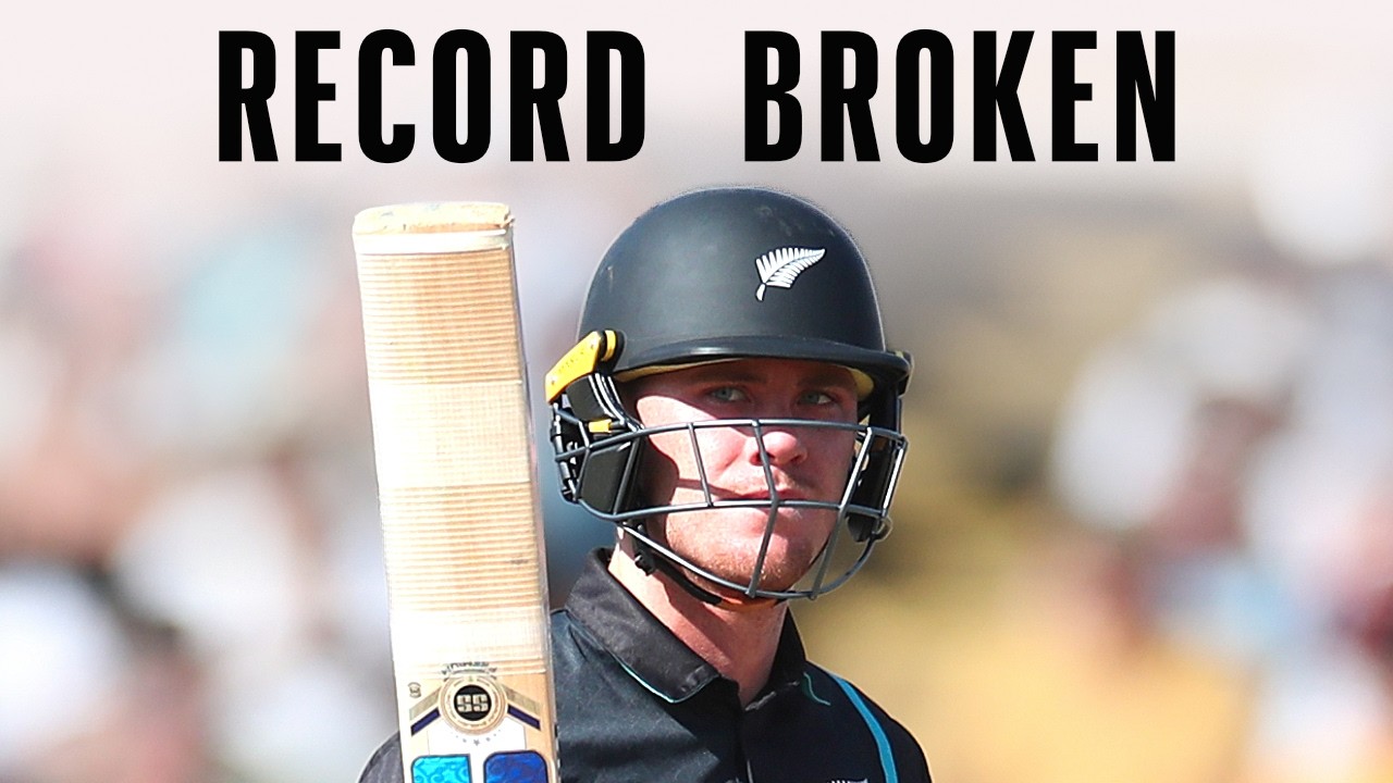 16 Sixes In Ferocious Finn Allen Century