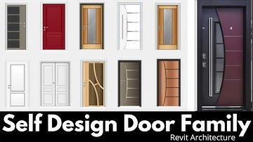 How to make stylish Door in Revit Architecture | Door Family | PTS CAD EXPERT