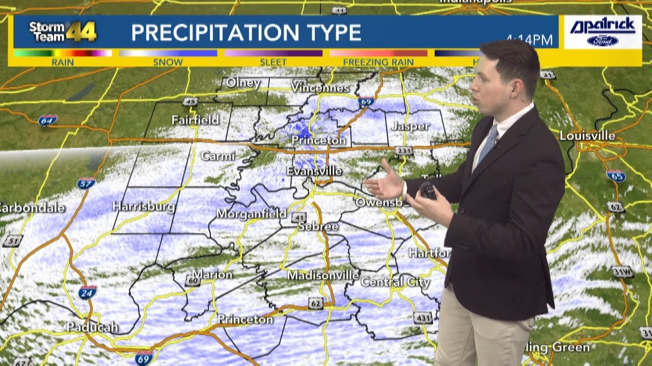 Another round of snow showers this evening before temps in the teens ...