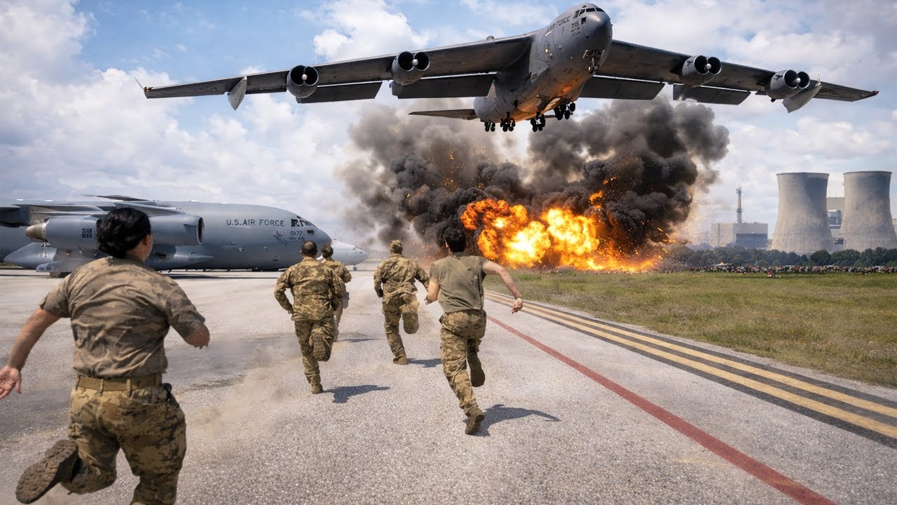 U.S. B-52 Bomber Makes EMERGENCY Take off to the Middle East