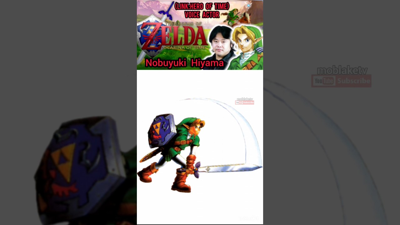 ZELDA: Voice Actor for Link(Nobuyuki Hiyama) 