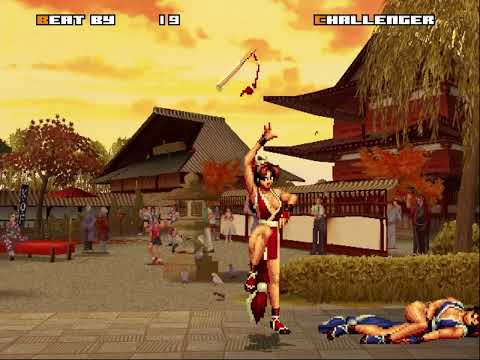 King of Fighters 2003 - Mai Shiranui (Intro & Win Poses)