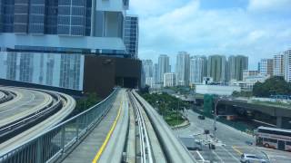 SMRT Bombardier APM100 (C801) Set 109 Bukit Panjang → Ten Mile Junction (» Service C)
