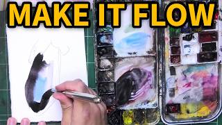 How to Make Your Lifeless Watercolors FLOW Again