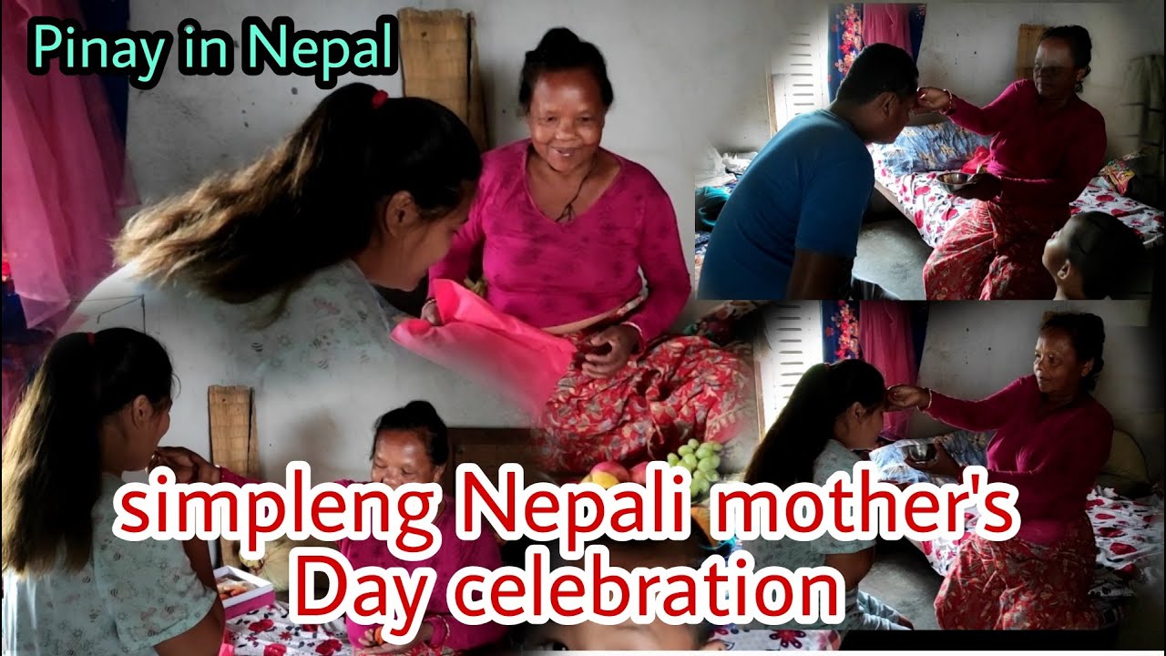 simpleng Nepali mother's Day celebration!. happy mother's Day to all