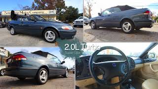 Heres The 1999 Saab 9-3 Convertible For Sale At Southern Motor Company December 2021