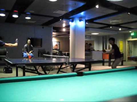 Michael Flare plays Ping Pong! - YouTube