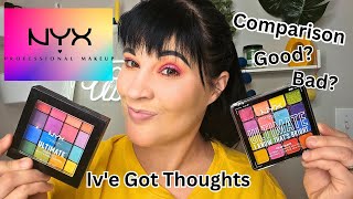 NYX Ultimate Brights New vs. Old Palettes Review!