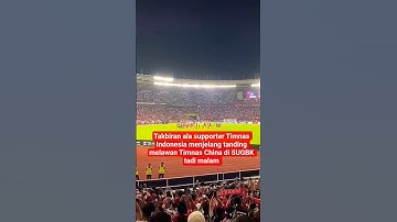 Takbir supporter Timnas #shorts #timnasday #juni2025 #takbiran #sugbk #indonesia