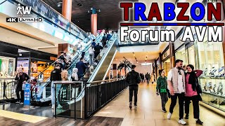 Forum TRABZON Alışveriş Merkezi Katlarında Gezinti👣AVM Yürüyüş