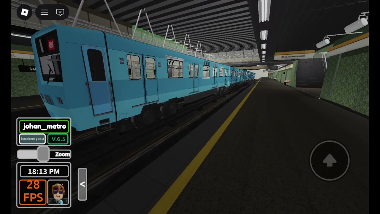 Ns74 3008 [nave de @fabianelmetrotrenaficionado y ns93 2070 entrando y saliendo de san miguel roblox