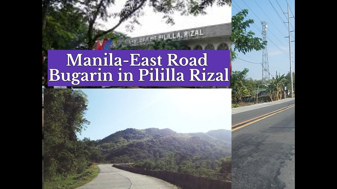 Scenic View Along Manila-East Road | Bugarin in Pililla Rizal - YouTube