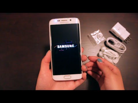 Samsung galaxy s6 edge unboxing white