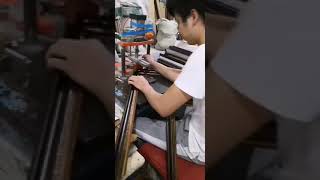 TAISHENG frame equipment TS-J28 frame joint machine -underpinner for #framingwork #picureframes TAISHENG frame equipment TS-J28 frame joint machine -underpinner for #framingwork #picureframes