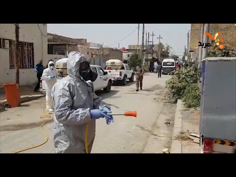 حملة تعفير بمنطقة العزة في واسط بعد تسجيل إصابات فيها المربد