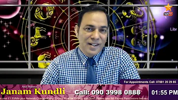 Janam Kundli with Dr. Anil Sharma - LIVE - 22/01/2021