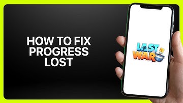 How To Fix Progress Lost Last War Survival Game 2025! Tutorial