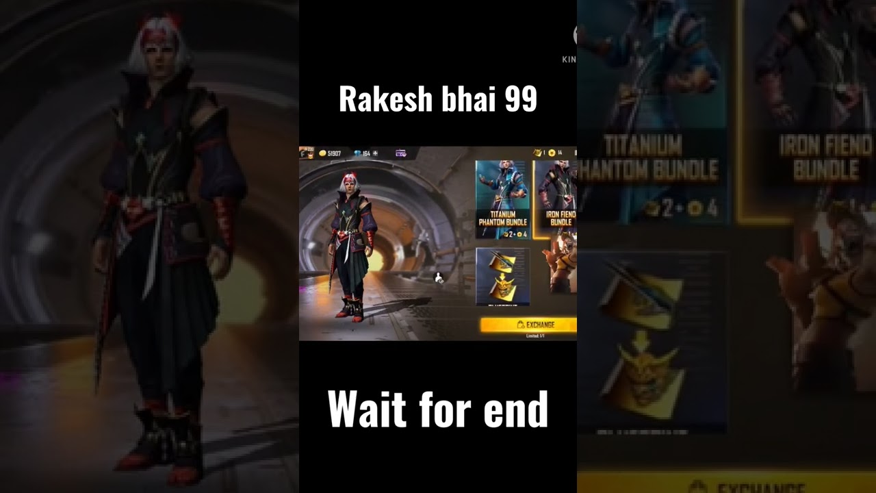 New INCUBATOR Goldom Ghost Bundle Diamond Spin - Garena Free Fire-