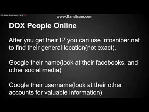 Understanding DOX - The Basics of DOX (information gathering/leaking)
