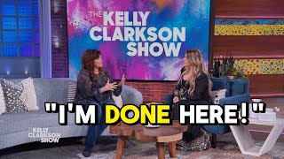 Valerie Bertinelli WALKS OFF Kelly Clarkson's Show After Heated Clash.