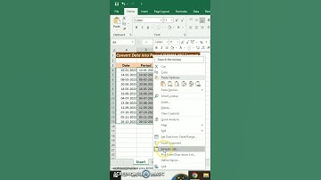 Convert Date into Period format. #msexcel #msexcel2019 #dashboard #excelformula
