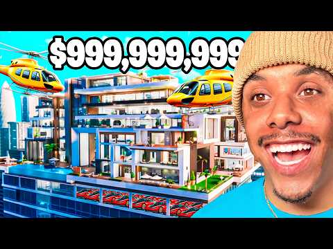 I Built The RICHEST MAX LEVEL GIGA PENTHOUSE TYCOON 100