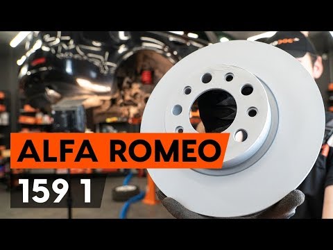 Hvordan bytte bakre bremseskiver der på ALFA ROMEO 159 (939) [AUTODOC-VIDEOLEKSJONER]