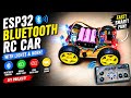 DIY Bluetooth RC Car using ESP32 | Complete Tutorial with Speed Control & Lights