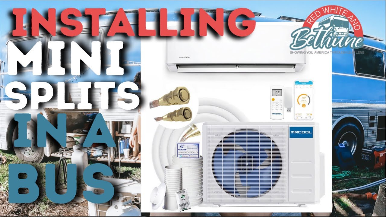 Установка сплит-системы Mr. COOL Mini в автобусе или автодоме