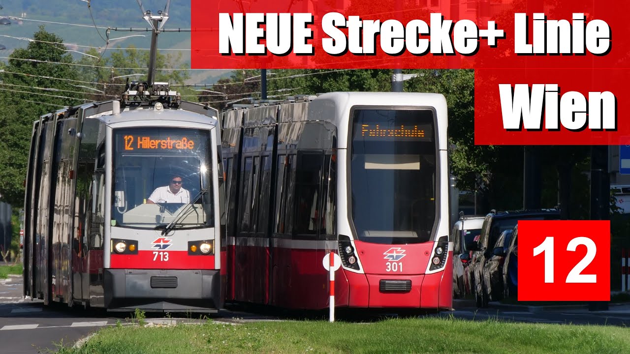 NEUE Strecke und NEUE Linie in Wien ERÖFFNET | Linie 12 Nordbahnviertel