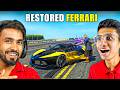 I RESTORED TECHNO GAMERZ FERRARI RACECAR IN GTA 5 REAL LIFE!