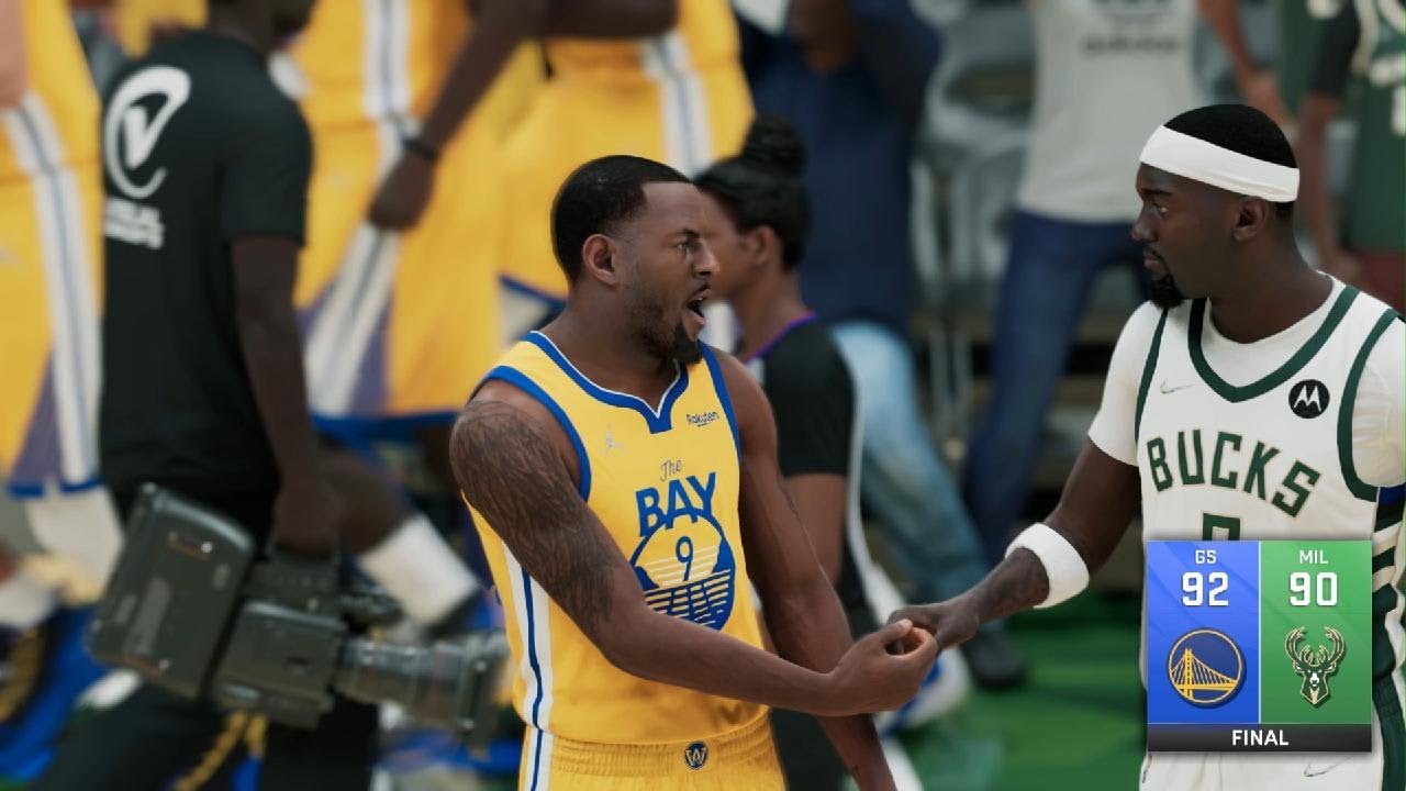 H2H: Bucks (me) vs Warriors (isomotionking) in NBA 2K22 | Part 2/2 ...