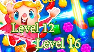 Candy Crush Friends Saga | Level 12 - Level 16 | Baby Shark Tv | screenshot 5